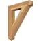 Ekena Millwork Traditional Arts & Crafts Rough Sawn Bracket, Western Red Cedar, 4"W x 24"D x 28"H BKT04X24X28TRA03RWR - alternate 1